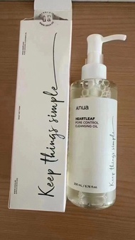 Anua Heartleaf Pore Control Cleansing Oil 200ML+ANUA Heartleaf Quercetinol Pore Deep Cleansing Foam