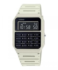 Casio - Casio 灰白色方形計算機復古跳字錶 CA-53WF-8B