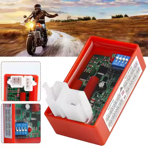 6pin AC CDI Racing Motorcycle Lgnition With DIP Programmable CDI For CG125 CG150 CGL125 FT125 RX125