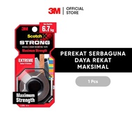 3M 414-S19 Scotch Double Sided-Mounting Tape, Holds up to 6.7kg, 1 pc, 19mmx1.5m, For dlam and outdo