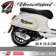 RICHEESE FACTORY CUTTING STICKER LIST VESPA SCOOPY GENIO VINO ETC 013