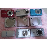 [READY STOCK] CCD DIGITAL CAMERA VINTAGE FULL SET Canon Fujifilm Olympus Sony Samsung Nikon
