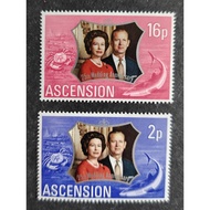 Ascension , 1972 25th Anniversary Wedding of Queen Elizabeth II and Prince Philip, MINT, COMPLETE SE