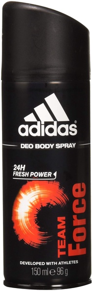 Adidas Deodorant Body Spray Team Force, 150ml (Pack of 6)