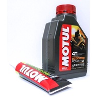 Combo Motul Scooter Le 5W40 800ml + Motul Gear Oil 120ml (nhớt máy tổng hợp và nhớ hộp số xe tay ga)