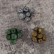 Running Group Board Game Multi-Sided Pattern Dice 7-D Game Accessory