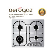 Aerogaz 60CM Stainless Steel Hob with 4 burners AZ-470SF