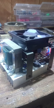inverter pac 6 transistorsingleflipfloptambah kipas 12volt