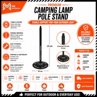 Wellhike | CLS Camping Lamp Pole Stand Portable Light Bracket With Round Base Removable Portable Cam