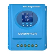 (NDPB) MPPT Solar Charge Controller 120A 12V-48V Auto LCD & Dual USB Charging F for Phone Lead-Ac