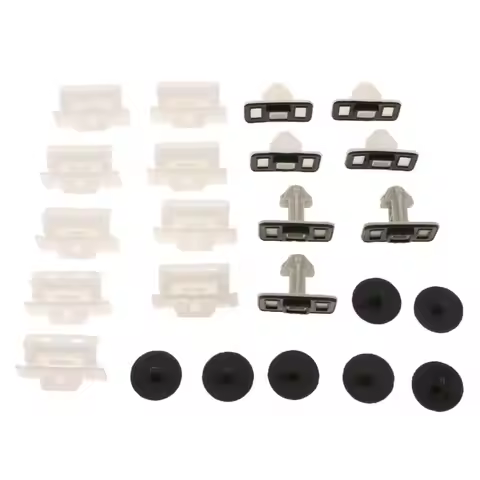 For A6 C7 A7 2012-2018 1 Set Side Skirt Mounting Clips Kit Side Rocker Molding Clip Kit 4G0898909 4G