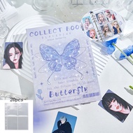 ICELUE Butterfly A5 Photocard Binder Collect Book Album Shell Book Jacket Idol Photo Album Photo Alb