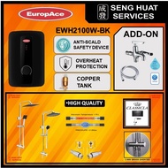 Europace EWH 2100W Instant Water Heater With Classicla Silver Rain Shower