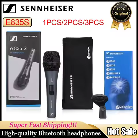 Sennheiser E835S Professional Original Microphone Wired Dynamic Heart-shaped Vocal Microphone Handhe