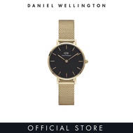 [2 Years Warranty] Daniel Wellington
 Petite Evergold Black Watch 28/32mm - Gold - Mesh strap - DW W