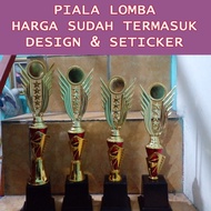 MERAH Champion Competition Cup 1 2 3 4 (N0.21 RED BODY RASER) "costum" FREE STICKER (SINGLE PART) CO