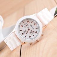 {Miracle Watch Store} CAY Unisex Casual Geneva Quartz Watch Women Analog Silicone Sport Wrist Watches Women Men Clock Montre Femme Relogio Feminino