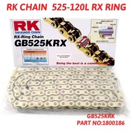 RK TAKASAGO CHAIN 525-120L RX-RING GOLD