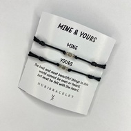 Cubemote Couple Bracelet Simple Best Friend Couple Bracelet