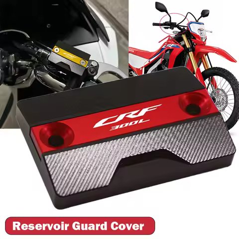 Motorcycle CNC Front Brake Reservoir Fluid Tank Cover Oil Cup Cap For HONDA CRF300L CRF 300L crf 300