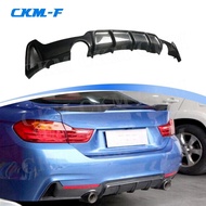 Carbon Fiber Rear Bumper Lip Diffuser Spoiler for BMW 4 Series F32 F33 F36 420i 428i 435i 2014- 2017