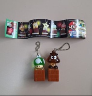 Bandai 2007 Super Mario 超級瑪利歐 扭蛋 匙扣 兩個