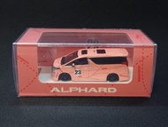 Timothy & Pierre 1/64 限量樹脂模型車 Toyota Alphard #pink pig