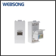 Wall Socket Stop Kontak Module RJ45 Websong