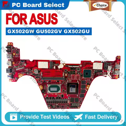 GX502G GX502GW Laptop Motherboard For ASUS ROG Zephyrus GX502GM GX502GW GX502GV MW502G GX502GU Mainb