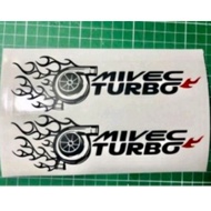 Mivec Turbo Sticker.