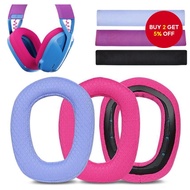 Replacement Fabric Memory Foam Earpads Ear Pad Cushion For Logitech G435 Lightspeed and Bluetooth Wi