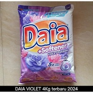 Daia VIOLET 4kg detergent powder + softener laundry detergent