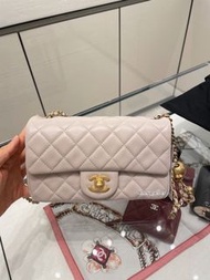 Chanel mini flap bag 金球