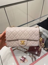 Chanel mini flap bag 金球