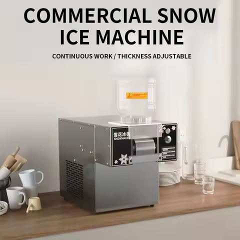 3L Snow Ice Maker Shaver Europe Snowflake Electric Ice Cube Cream Crushers Machine Korea Bingsu Slus