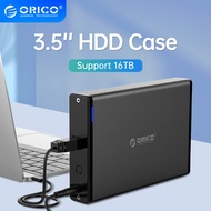ORICO 3.5'' HDD Case SATA to USB 3.0 Adapter External Hard Drive Enclosure for 2.5" 3.5" SSD Disk HDD Case for PC Support 16TB