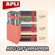 APLI GIFT WRAPPER WRAPPING PAPER 70cm*2m #13642 #13643 #13644 [CHRISTMAS GIFT/FESTIVE/METALLIC/ MOTHER's Day]