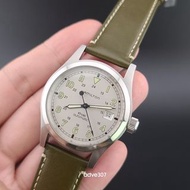 絕版 Hamilton khaki 舊裝 000093 automatic field watch 咸美頓 自動機械 軍錶 瑞士製造 汉米尔顿 漢密爾頓  military 咸仔 淺灰面盤