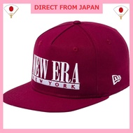 New Era 5-Panel Square Visor Cap - Duck Canvas Cardinal Snow White