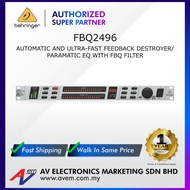 BEHRINGER FEEDBACK DESTROYER PRO FBQ2496 Automatic and Ultra-Fast Feedback Destroyer/Parametric EQ w