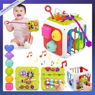7-in-1 Baby Sensory Montessori Toys Colorful Shape Blocks Sorting Toddler Developmental Learning Pre