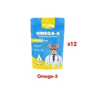 [12ซอง/โหล] Mr.vet เปียกแมว โปรตีนสูง ไม่ปรุงรส ไม่ใส่วัตถุกันเสีย อาหารเปียก ขนาด 70 g