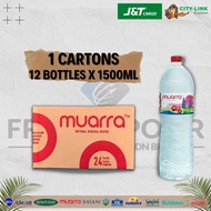 Muarra Mineral Water 1 carton (12 x 1500ml) with FAST COURIER SERVICE to all states in West