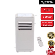 Mistral MAC019E Portable Air Conditioner Aircond 1HP