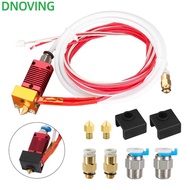 DNOVING Assembled Extruder, 0.4mm Ender 3 Nozzle with Capricorn Bowden PTFE Tubing Ender-3 Hotend Ki