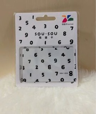 悠遊卡全新現貨SOU SOU悠遊卡 台灣交通卡 台灣八達通 捷運 搭車旅遊旅行必備咭 sousou白色數字卡 Taiwan card Travel Trip