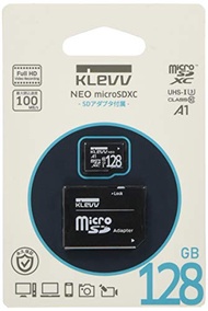 [FROM JAPAN] KLEVV microSDXC 128GB UHS-I U3 Class10 V10 A1 Maximum reading:100MB/s Maximum shome:56MB/s K128GUSD3U3-NJ