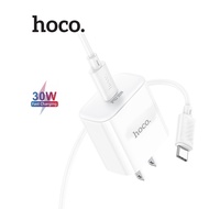 Bộ sạc nhanh PD30W Type-C to Type-C Hoco C76 Pro PC + ABS chống cháy Android/ip15/15promax/15prodà