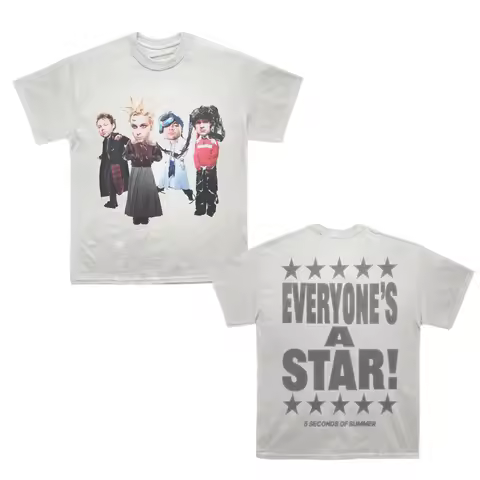 5 Seconds of Summer Everyone Is A Star World Tour 2026 T-shirt 5SOS T-shirt Summer T-shirt Men's Wom