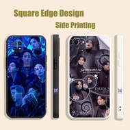 Casing For Samsung A01 A02 M02 F12 A20 A30 A53 A32 A22 bts group bts V Taehyung UHW05 Phone Case Square Edge